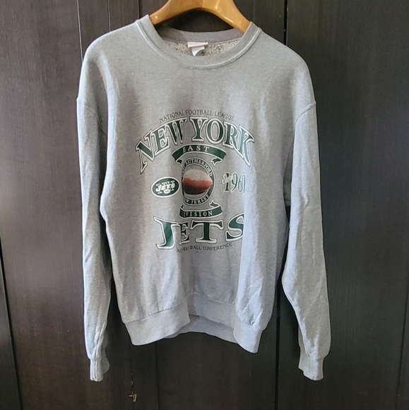NFL Shirts Vintage Ny Jets Graphic Sweatshirt Nfl Authentic Poshmark